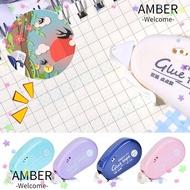 AMBER Dot Glue, Multifunctional Stationery Double Sided Adhesive Tape, Correction Tape DIY Permanent