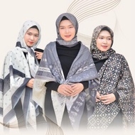 TERLARIS Hijab Jilbab Jumbo Syar'i 140 x 140 cm motif Lunara series //