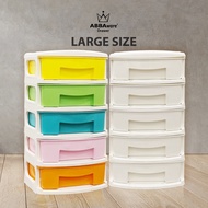 Tier Drawer Cabinet Abbaware Large Size/Laci Simpanan / Plastik Kabinet/Drawer Storage Cabinet /Alma