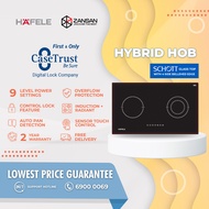 Hafele Hybrid Hob - Induction + Radiant (Art. No. 536.08.897) / Overflow protection / Auto Pan Detection / 2 YEARS WARRANTY / FREE DELIVERY