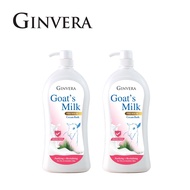 GINVERA Goat’s Milk Premium Cream Bath (Protection) 900g x2 [Body Wash]