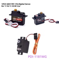 Digital Servo Metal Gear PDI-1181MG 18g 3.5KG for WLtoys 144001 124017 WPL RC Car B1/16 B24 C14 C24,