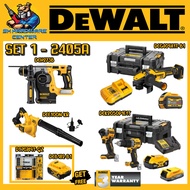 DEWALT ชุดเครื่องมือช่าง มืออาชีพ DCH273B , DCG409X1T , DCE100N , DCK2050P1E1T (รับประกัน 3ปี) รุ่น 