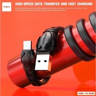 Moxom MX-CB300 3A Fast Charging Cable Epal Black Moxom Fast Charging Cable 1meter Moxom Super Fast C