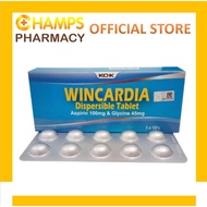 WINCARDIA DISPERSIBLE TABLET ASPIRIN 100MG & GLYCINE 45MG 30'S