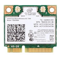 Dual Band Intel 7260 AC 7260HMW 867Mbps Wireless Wifi BT 4.0 Mini PCI-E Card Dual Band 5G Wireless N