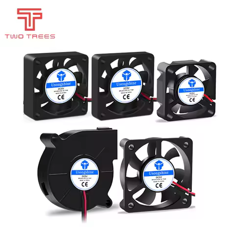 3010 4010 4020 5010 5015 12V 24V Cooling Turbo Fan Brushless 3D Printer Parts 2Pin For Extruder DC C
