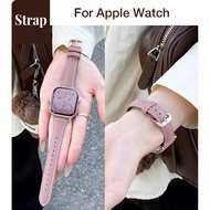 Lady B6 Mini Waist Genuine leather slim style  Strap for Apple Watch S11 SE3 Ultra3 S10 S9 S8 SE S7 
