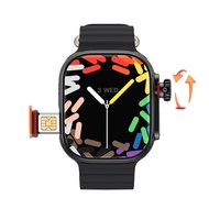 4G SIM Card Smart Watch Ultra amoled Camera  GPS  Video Call run 4+64gb Smartwatch Google APP Downlo