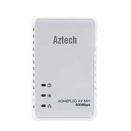 Aztech HL117E HomePlug AV 500Mbps Ethernet Adapter