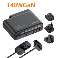 LDNIO | อะแดปเตอร์ชาร์จเร็ว GaN 140W PD พร้อมพอร์ต USB 140W