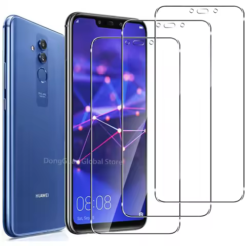 2/4Pcs HD Tempered Glass For Huawei Mate 20 Lite Mate 10 Pro 9H Screen Protector