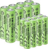 CICMOD AA and AAA Battery Set, 16 Pieces Rechargeable Batteries - 8 Pieces AA Batteries 1200 mAh and