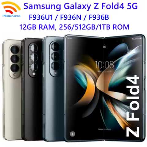 Samsung Galaxy Z Fold 4 Fold4 5G F936U1 F936N F936B 7.6" Foldable RAM 12GB ROM 256/512GB NFC Snapdra