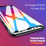 2pcs/lot Full Tempered Glass For Huawei Y6 2018 Y5 Prime Screen Protector 2.5D 9h tempered glass For