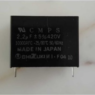 Shizuki  Made In Japan 1.5UF/2UF 400V 20uf 450v air conditioner pin fan capacitor fan heater motor s