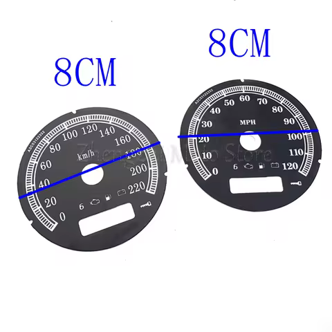 Odometer dial MPH For Harley-Davidson XL883 xl1200 X48 V72 MPH/120 KM/H220