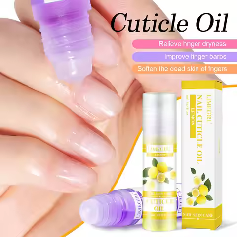 LIMEGIRL 8ml Nail Nutritional Oil 6 Scents Nail Care Cuticle Repair Oil Hangnail Prevention Nourishi