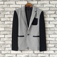 T5-4 Men's Small Fit Suit Jacket - Stylish One Button Design for Spring/Autumn