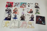 黑執事日版色紙  全圖不散賣 連色紙收納冊 kuroshitsuji black butler 黒執事 葬儀屋 賽巴斯 夏爾少爺 威廉 格雷爾 羅納德