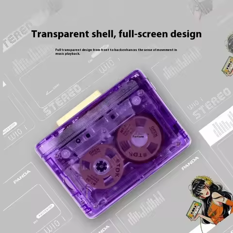 PANDA W10i Portable Cassette Player 11 Retro Cassette Player Vintage Single Player, Dual Channel Ste