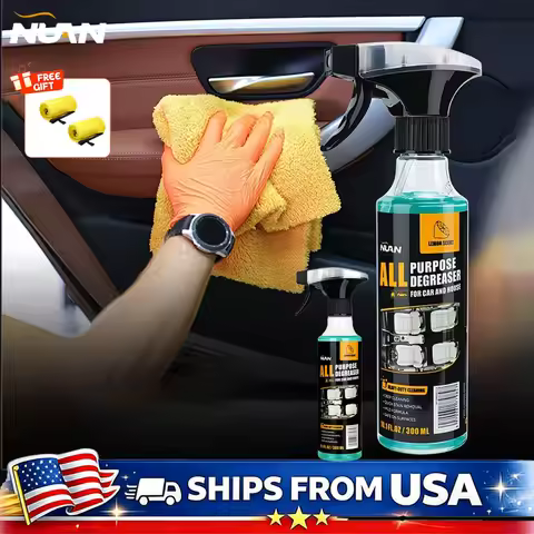 Car Interior Cleaner Leather Flannel Towel Multipurpose Water Free Dashboard Seat Upholstery Stain R