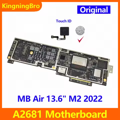 Laptop A2681 Motherboard 820-02536-A For Macbook Air 13.6" M2 A2681 Logic Board With Touch ID 256G 5