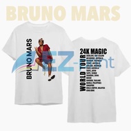 Hot Selling Printed Cotton T-Shirt Bruno MARS 24K MAGIC CONCERT Brunars SG 2024