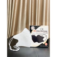 PUTIH HITAM Duckbill Mask OR Premium DB BOX 3ply / Duckbill Mask DB BOX EL Earloop Cantol White Blac