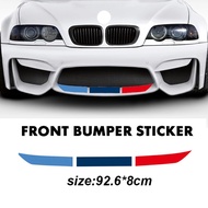 ZR For M Performance Car Front Rear Bumper Sticker For BMW E36 E39 E46 E60 E61 E64 E70 E71 E85 E87 E90 E83 F10 F20 F21 F30 E80 M3 M5