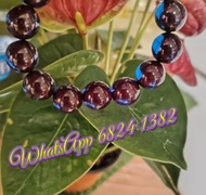 全新品 原產地 伊朗 12mm 優質藍光藍精靈蜜蠟圓珠 手串一條 QB-750