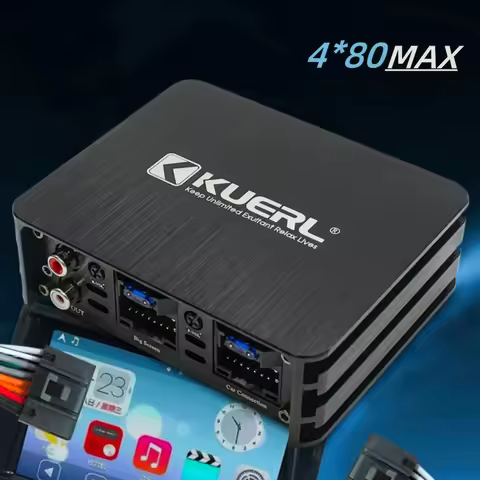 Class AB 4 Channel Car DSP Amplifier RMS 4*60W Automotive Audio System Dedicated Android Large Scree