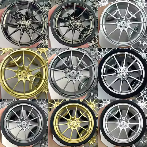 Custom New CADA MOC Wheel Tyre Building Block Model Accessory Wheel 5428 80279 Hub Compatible LEGO 1