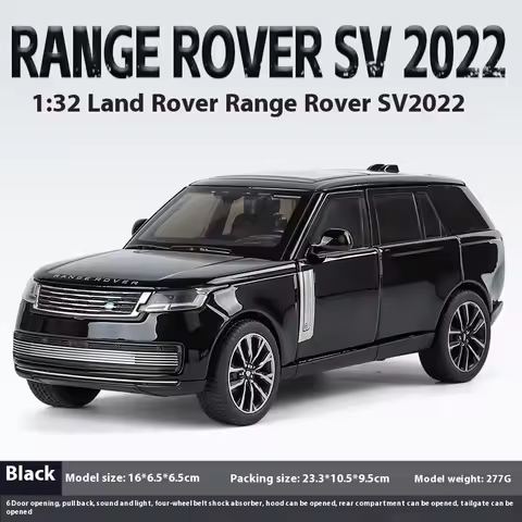 1:32 Land Rover Range Rover SV2022 SUV Alloy Off Road Diecast Model Collect Hobby Model Ornaments Gi