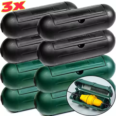 Cable Plug Protection Cover Waterproof Seal Extension Cord Plug Connection Protective Safety Cover E