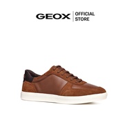 GEOX รองเท้าผ้าใบผู้ชาย รุ่น U AVOLA - BROWNCOTTO FW24 (U46GSAC6003M_F4BRXX)
