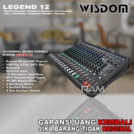 Mixer 12 Channel WISDOM LEGEND 12 / LEGEND12 Bluetooth USB Original