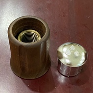 Faema Compatible Walnut Wood Hot Water Knob