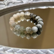 灰兔毛千層幽靈幽靈穿髮清邁銀設計款手鏈