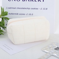 Gratis Ongkir - Tempat Pouch Pillow Korea / Kotak Pensil Sleting Velvet Aesthetic Pastel