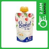 Biokul Yoghurt To Go Lychee Pouch 80 gr