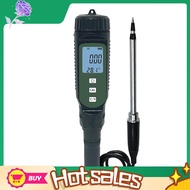 saobSoil EC Detector Value Temperature Detection External Probe Garden Grassland Temperature EC Dete