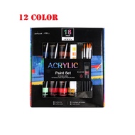 Giorgione ชุดสีอะคริลิค 12/24/36/48 35Ml สี สำหรับผ้า/เล็บ/ผ้าใบ/หิน กันน้ำ สีอะคริลิค acrylic paint