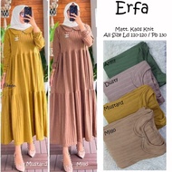 Erfa Dress/Midi Dress/Gamis/Baju Muslim