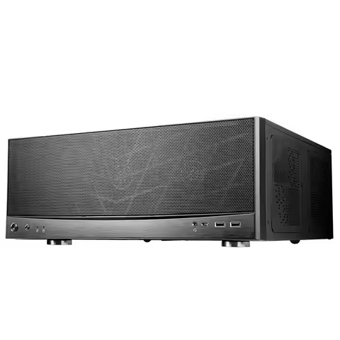 GD11 Horizontal ATX PC Case Front Type-C 240 Water Cooling Long GPU Support Cabinet