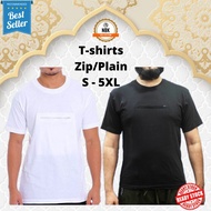 [Shop Malaysia] t-shirt haji berpoket &amp; berzip pagoda kain cotton baju haji &amp; umrah