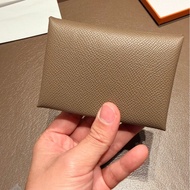 愛馬仕 Calvi duo 大象灰 全新 K刻 盒子紙袋緞帶 購證全