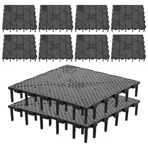 10pcs Aquarium Bottom Grid Plate Fish Tank Bottom Plate Aquarium Undergravel Board Divider Platebott