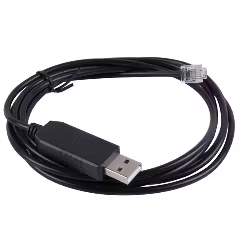 FTDI USB to RJ11 RJ12 RS232 Serial Converter Cable for keyence plc to pc communication cable