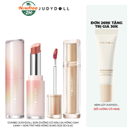 Combo Judydoll Son Dưỡng Có Màu 04 Hồng Cam Lạnh + Son Tint N05 Hồng Sung Sữa 3g+2.4g